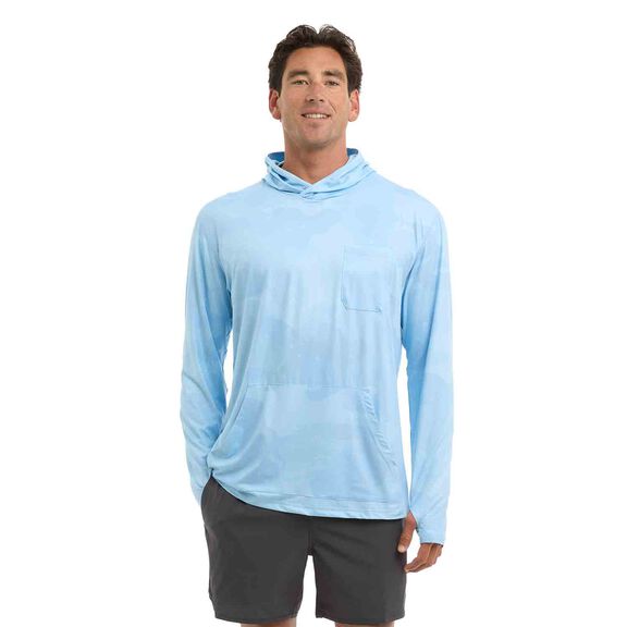 Men's Brush Camo Freespool Hooded Shirt image number 0