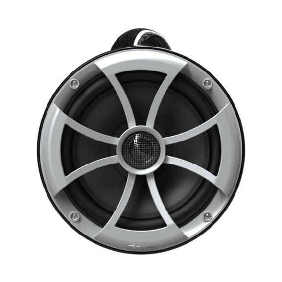 Wet Sounds ICON 8 Black V2 Series 8" Marine Tower Speakers with Stainless Steel Fixed Clamps (Pair) image number 2