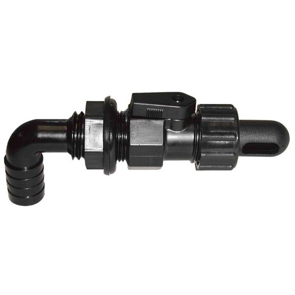 Aerator Spray Head / Wash Down Combo Fitting - 90&deg; - Black image number 0