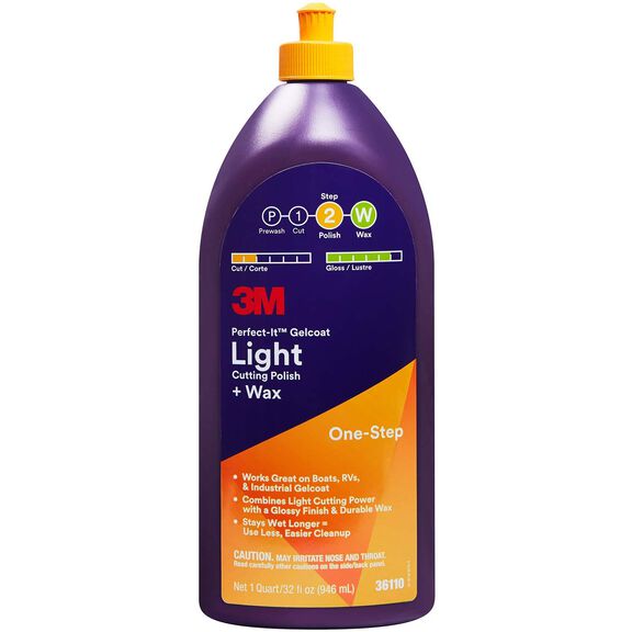 Perfect-It&trade; Gelcoat Light Cutting Polish + Wax, Quart image number 0