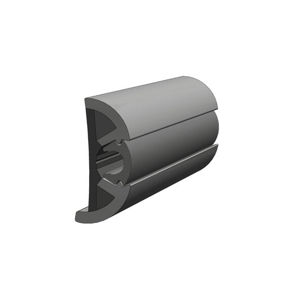 Rub Rail SuproFlex Semi-Rigid Vinyl Medium, 2" X 29/32", 60' image number 0