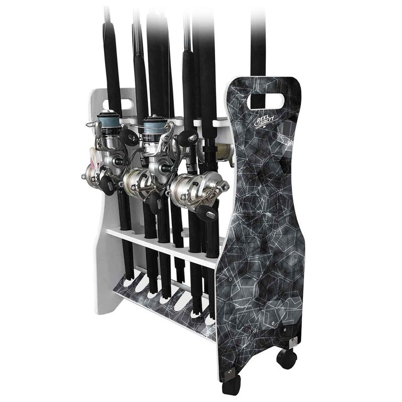 11-Fishing Rod Versatile 3-in-1 Wall and Ceiling Storage Rack