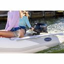 Suzuki DF4A HP 4-Stroke Outboard, 15" Shaft, Manual Start, Black image number 4