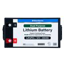 Group 8D Lithium Iron Phosphate Dual Purpose Battery, 12V 350Ah, Certified to ABYC Standards image number 2