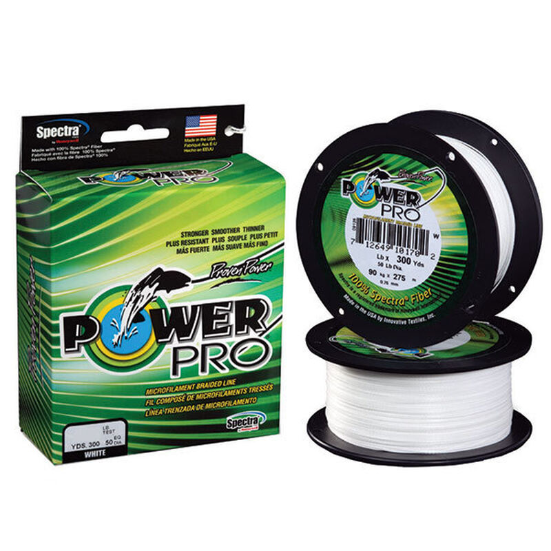 Spectra Braided Fishing Line, 65Lb, 300Yds, White West Marine