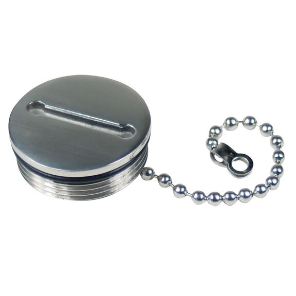 1 1/2" Stainless Steel Replacement Cap image number 0