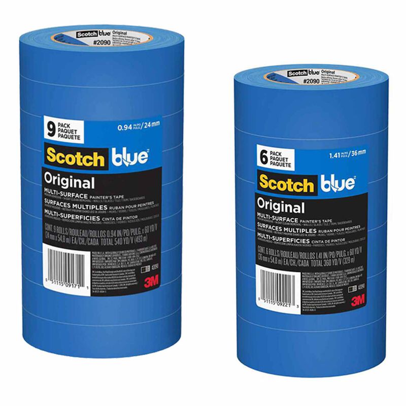 3M ScotchBlue™ Original Multi-Surface Painter's Tape #2090, Packs