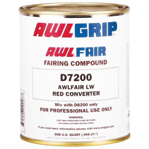 Awl-Fair Fairing Compound Converter, Quart (Professional Application Only) image number 1