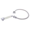 Deck-Mount Sprayer Hammer-Head Warm White Sprayer w/Elbow, 6' Stainless Steel Hose, Elite Holder image number 1