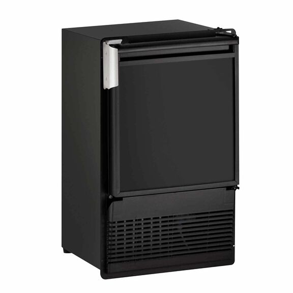 14" Black Marine Crescent Ice Maker with Flange, 115V image number 0