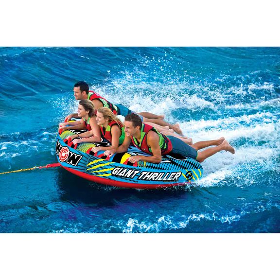 Giant Thriller 1-4 Person Deck Style Towable Tube image number 1