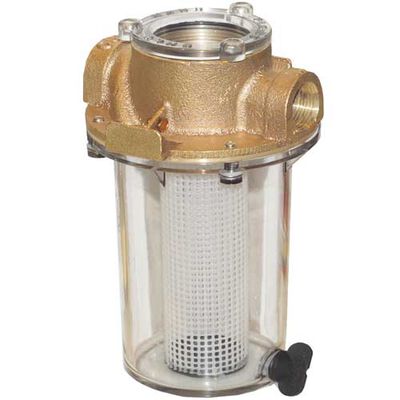 1/2" ARG Raw Water Strainer with Plastic Basket