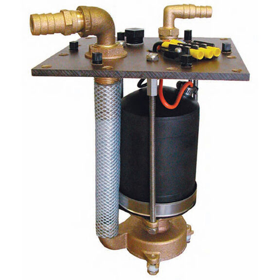 12V Submersible Macerator Pump, 10" image number 0