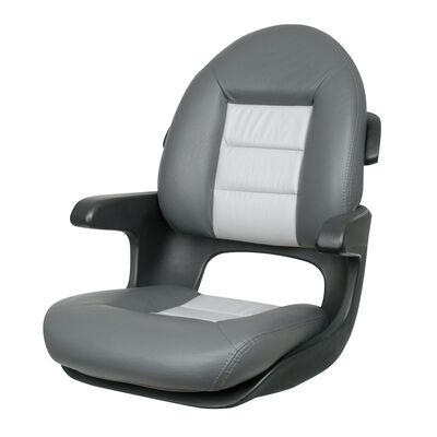 Tempress Elite Helm Seat, High Back, Charcoal/Gray