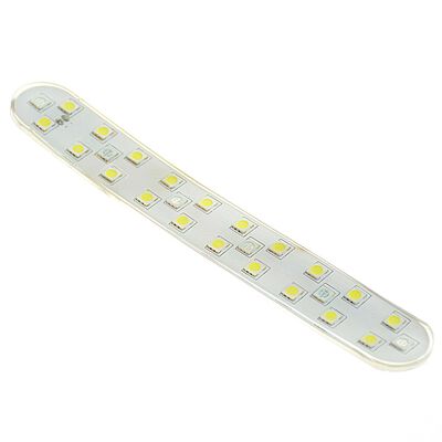 7" LED Contour Flex Light with Self Adhesive Backing, White and Blue