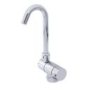 Aidack Folding Faucet, Cold Only, J-Spout, Chrome image number 0