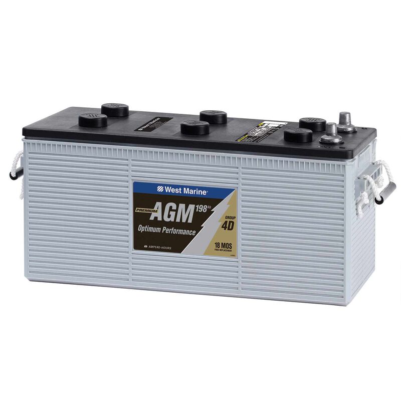 Group 4D Dual-Purpose AGM Battery, 198 Amp Hours image number 0