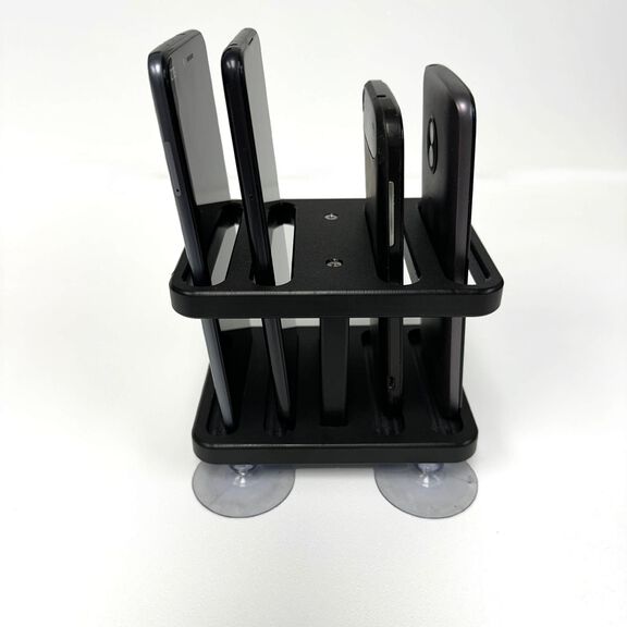 Boat Phone Holder with Suction Cups, Black image number 1