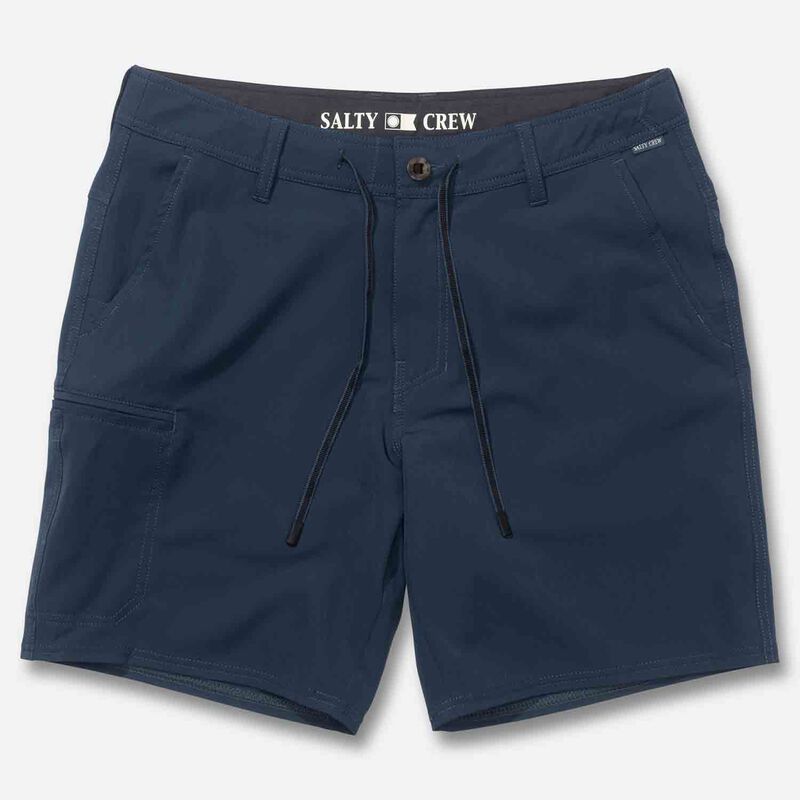 Salty Crew Men's Transom Tech Shorts, in Navy, Size 40 | by West Marine
