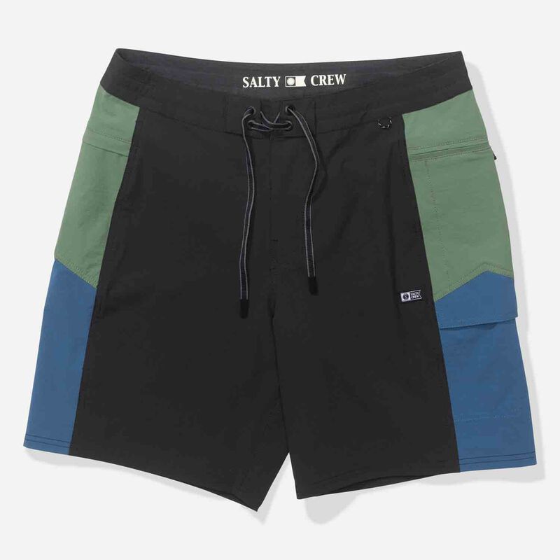 Salty Crew Men's Flagship Board Shorts, in Cast Blue, Size 40 | by West Marine