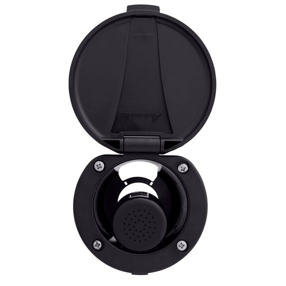 Recessed Shower Black Cup & Lid, Small Black Sprayer No Hook, 6' Black Rubber Hose image number 5