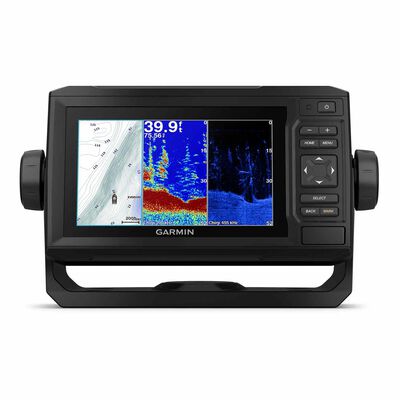 ECHOMAP UHD 63cv Chartplotter/Fishfinder Combo with US LakeVu g3 Cartography and with GT24 Transducer
