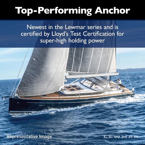 Epsilon Stainless Steel Anchor - 140 lb / 63 kg for Power and Sailboats image number 5