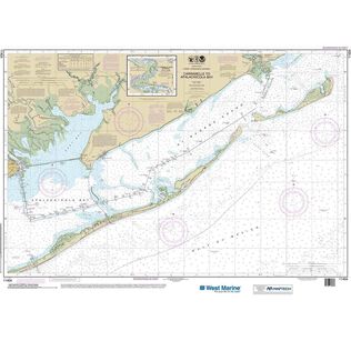 Maptech&reg; NOAA Recreational Waterproof Chart-Intracoastal Waterway Carrabelle to Apalachicola Bay; Carrabelle River, 11404