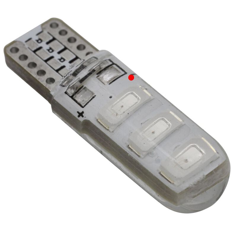 Wedge Base T10-194 LED Bulb, Red