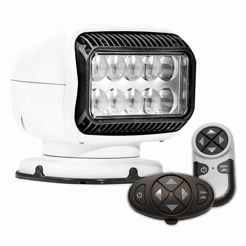 Radioray® GT Series LED Permanent Mount Searchlight with Dual Wireless Remotes image number null