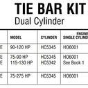 Twin Engine Tie Bar Kits image number 1