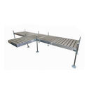 T-Shaped Aluminum Frame with PVC Gray Decking Complete Dock Packages image number 0