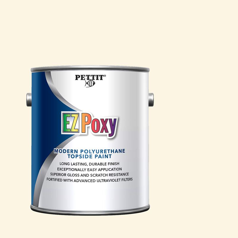 Pettit Paint EZ-Poxy Modern Polyurethane Topside Paint, in Hatteras Off-White | For Boats | by West Marine