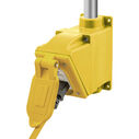 Hubbell Watertight Angled Adapter, 3/4" Npt, Yellow image number 1