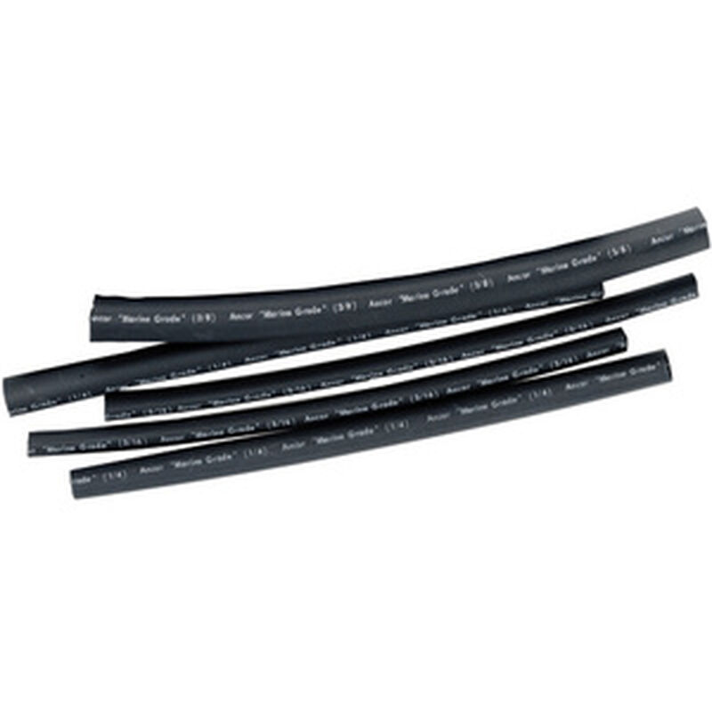 Heat Shrink Tubing 1/2" x 48", Black, 1Pack West Marine
