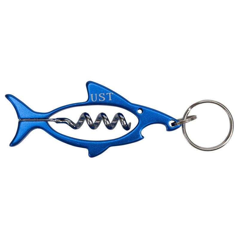 ULTIMATE SURVIVAL TECHNOLOGIES Shark Corkscrew Keychain West Marine