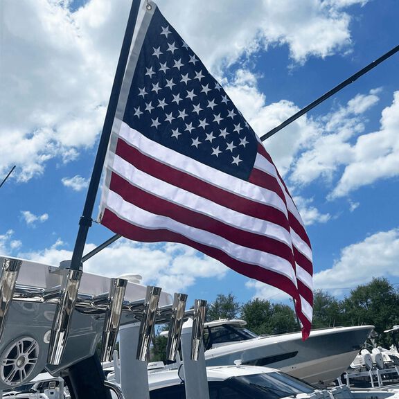 54" Carbon Fiber Flag Pole with J-Lock System image number 2