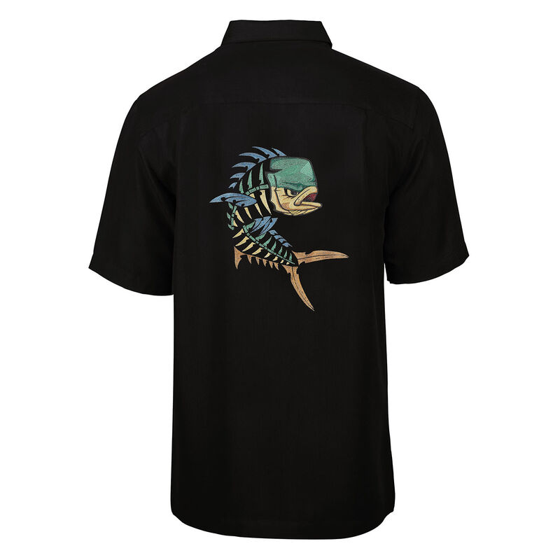 HOOK & TACKLE Men's Mahi X-Ray Embroidered Fishing Shirt