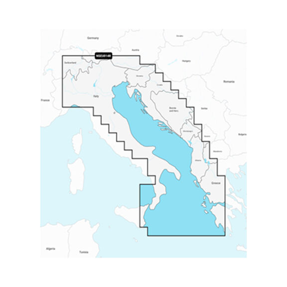 Garmin Navionics Vision+ EU014R Italy, Adriatic Sea, Electronic Chart image number 0