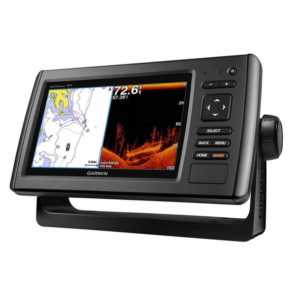 echoMAP 74sv Chartplotter/Fishfinder with GT41-TM Transducer and g2 Coastal Charts image number 1