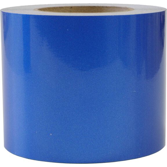 Premium 3" X 50' Single Pinstripe - Blue Metallic image number 0