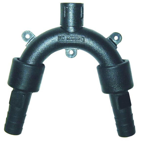 Marelon&reg; Vented Loop, 5/8" Hose Barb, 4 1/2"H x 4"W image number 0