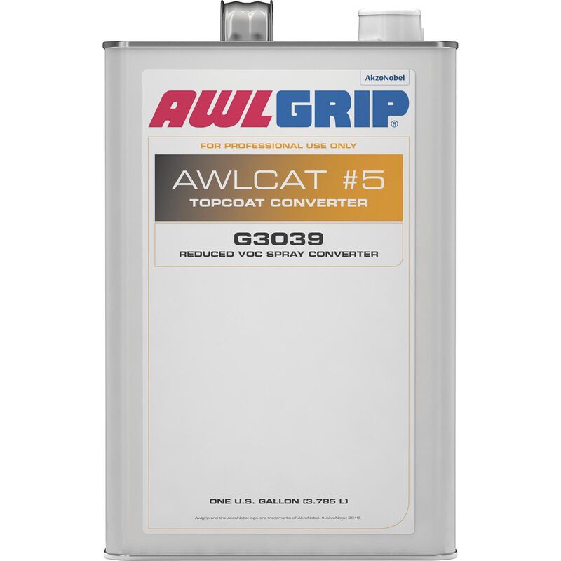 Awlcat 5 Reduced VOC Spray Topcoat Converter, Gallon image number 0