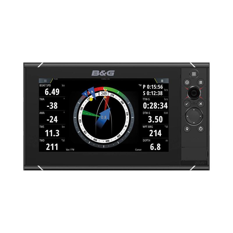 Zeus³ S 9 Multifunction Display with US C-MAP Charts image number 0