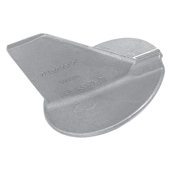 Skeg Aluminum Anode for Yamaha, 3.6" x 3" image number 0