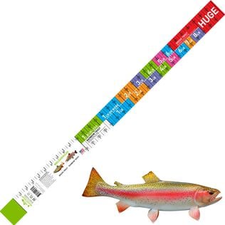 Rainbow & Brook Trout Release Ruler  34in x 2in