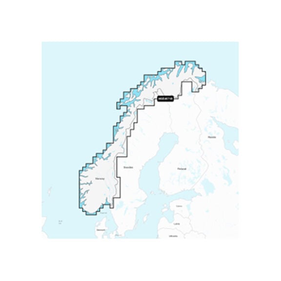 Navionics+ EU071R Norway, Lakes and Rivers, Electronic Chart image number 0