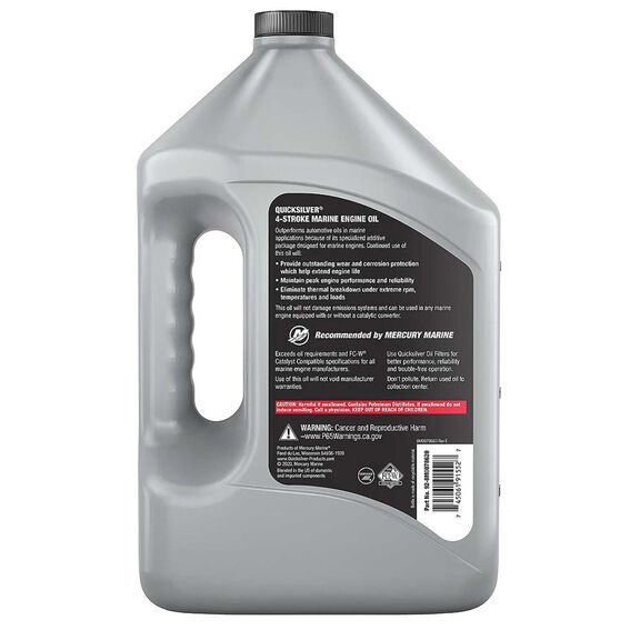 25W-40 Marine Engine Oil, 1 Gallon image number 1