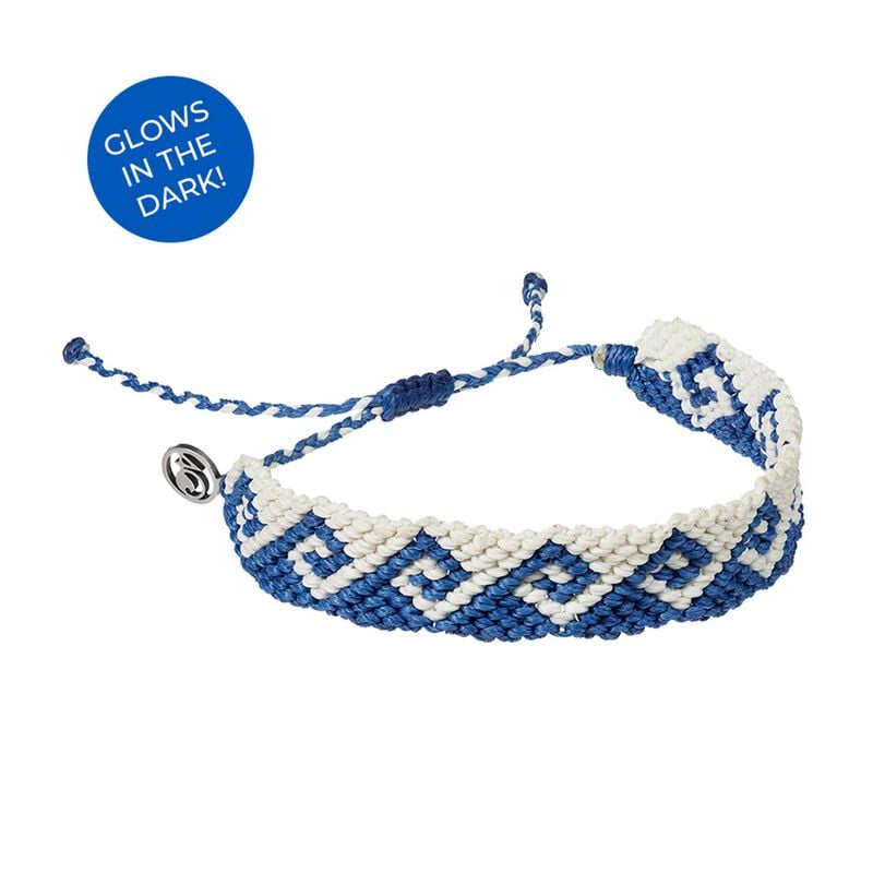 4ocean Bali Wave Bracelet - Blue/Glow-in-the-Dark | by West Marine
