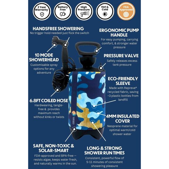 Portable Shower PRO Chill Chameleon 2.6G image number 0